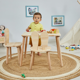 Piney Montessori Table & Bunny Ears Chair Set