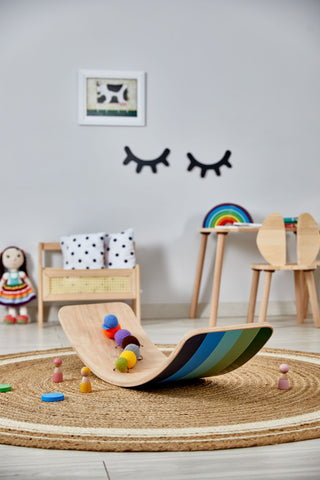 Aqua Wooden Balance Board
