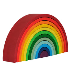 Extra Large 12 Pcs Stacking Toy Rainbow Red (39 cm)