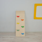 Wooden Rainbow Climbing-Sliding Ramp