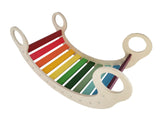 Wooden Rainbow Rocker Climbing Arch